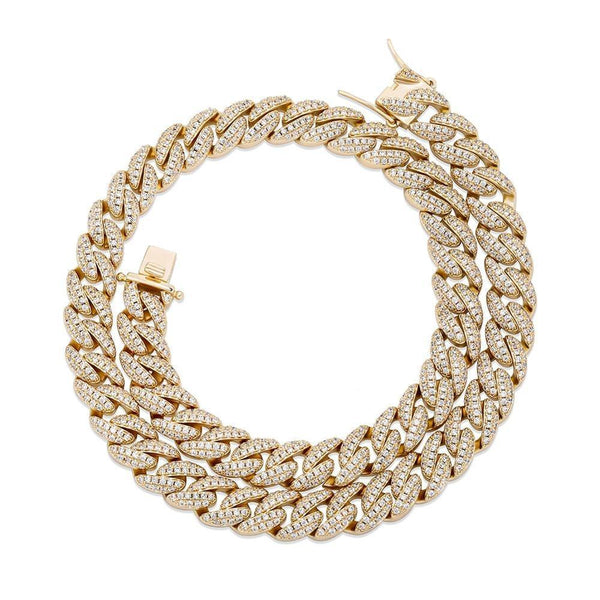 9MM ICY CUBAN LINK CHAIN 14K - ICECI