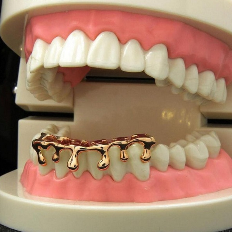 Bottom Drip Grillz 14K