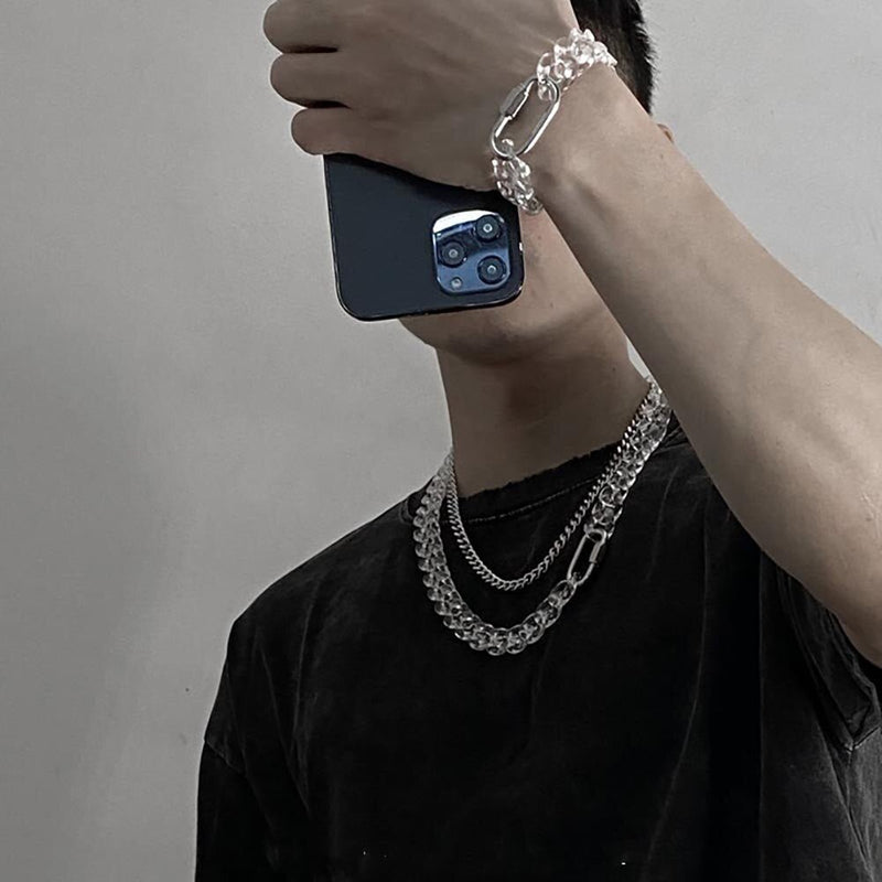 Acrylic cuban chain clearance
