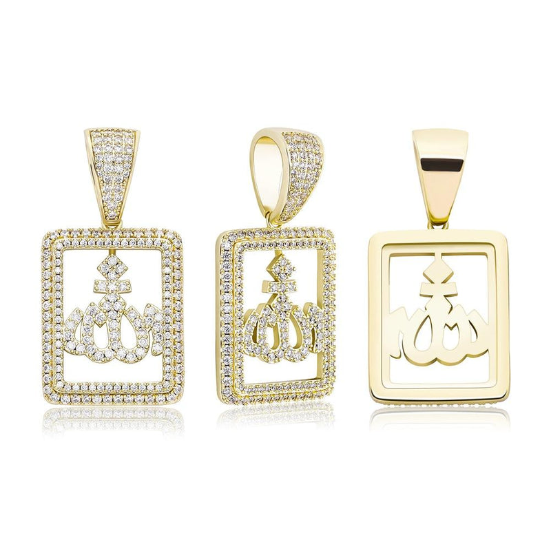 ALLAH BOX PENDANT 14K - ICECI