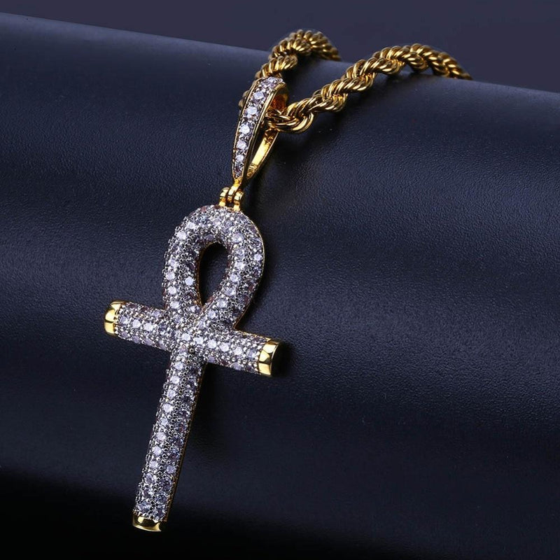 ANKH CROSS PENDANT 18K - ICECI