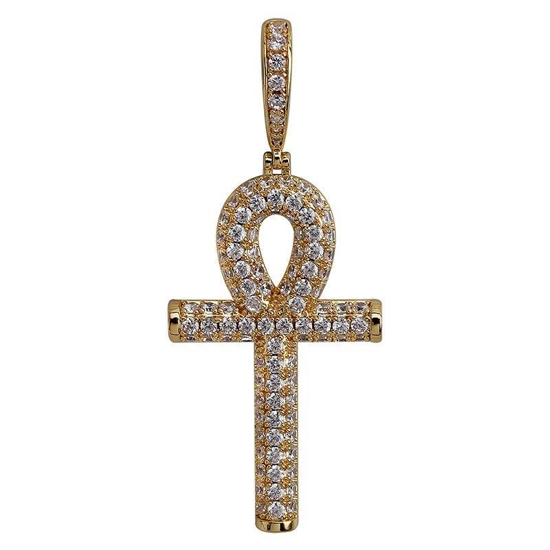 ANKH CROSS PENDANT 18K - ICECI