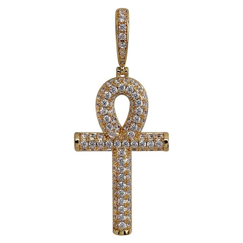 ANKH CROSS PENDANT 18K - ICECI