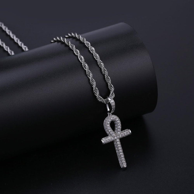 ANKH CROSS PENDANT 18K - ICECI