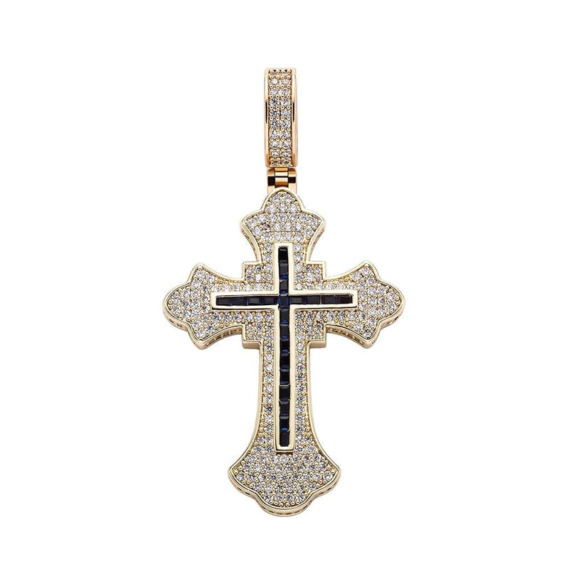 APOSTLES CROSS PENDANT 14K - ICECI