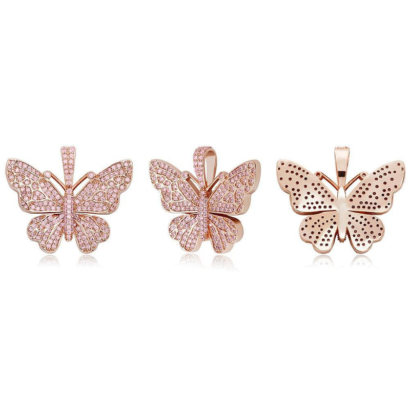 BABY BUTTERFLY PENDANT 14K - ICECI