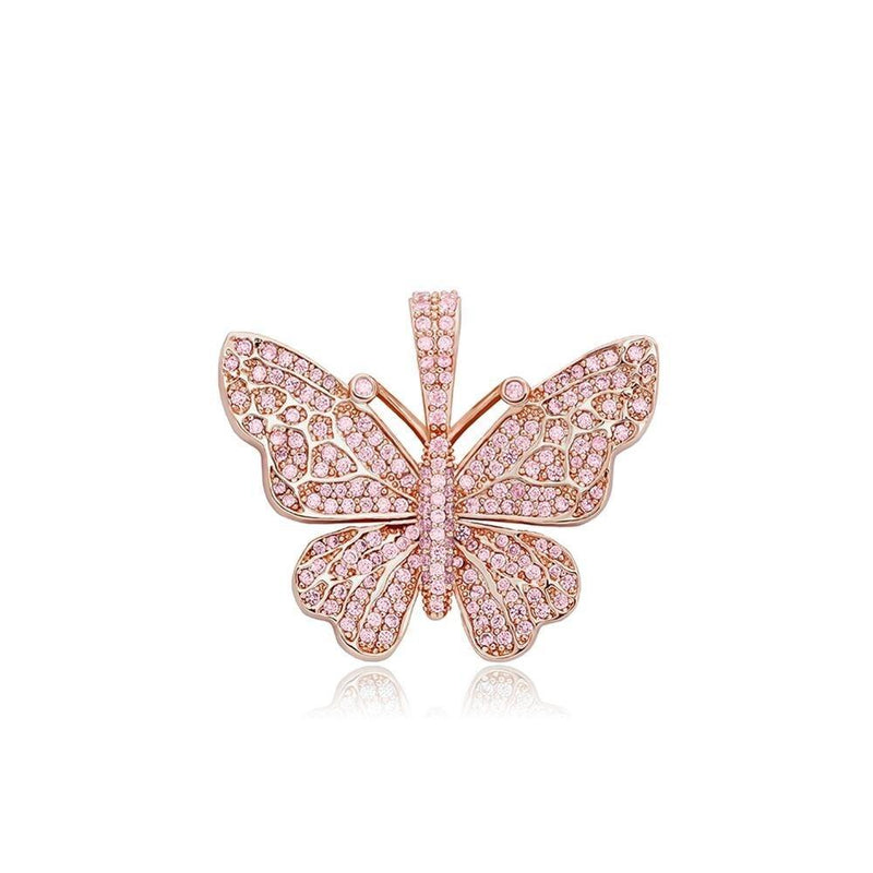 BABY BUTTERFLY PENDANT 14K - ICECI