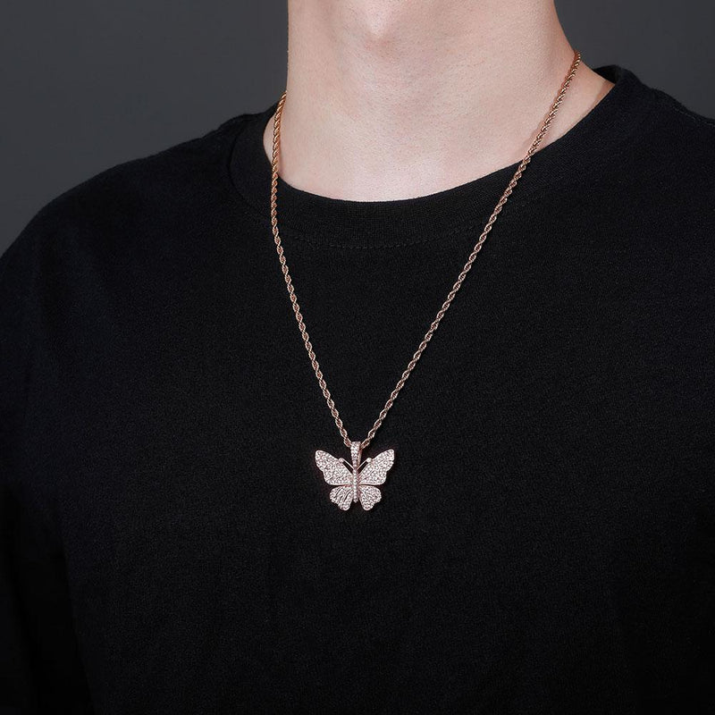 BABY BUTTERFLY PENDANT 14K - ICECI