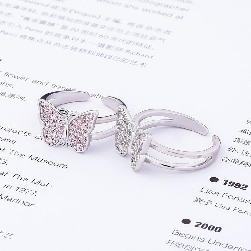 BABY BUTTERFLY RING 14K - ICECI