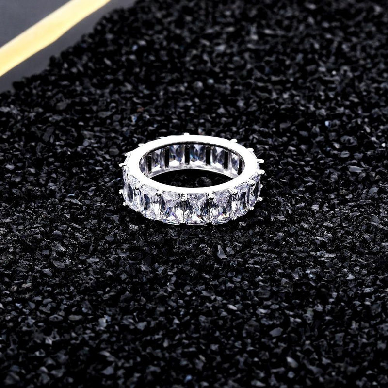 BAGUETTE RING 14K - ICECI