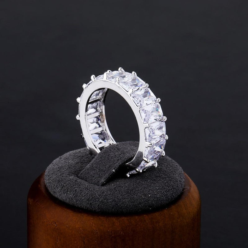 BAGUETTE RING 14K - ICECI