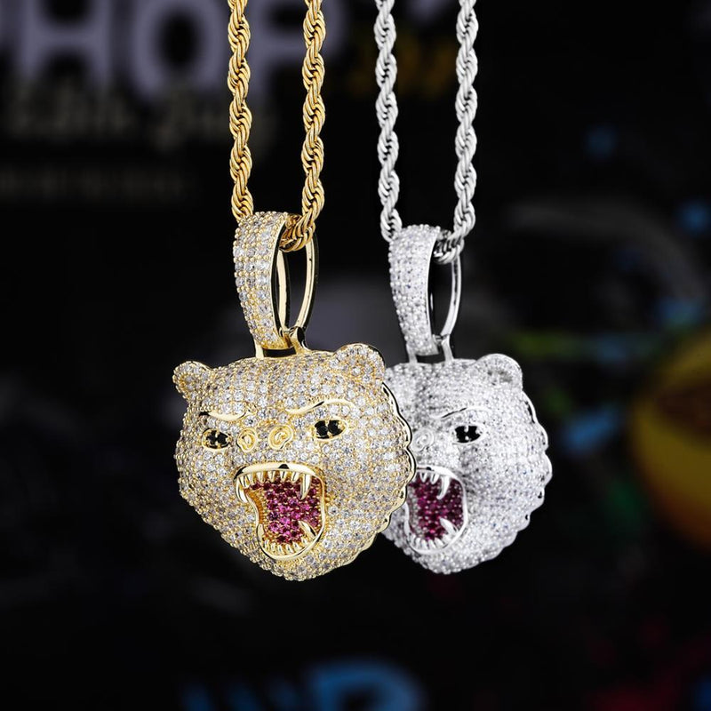 BEAST BEAR PENDANT 18K - ICECI