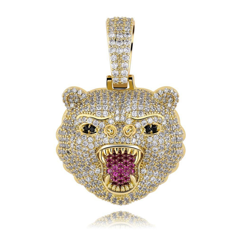 BEAST BEAR PENDANT 18K - ICECI