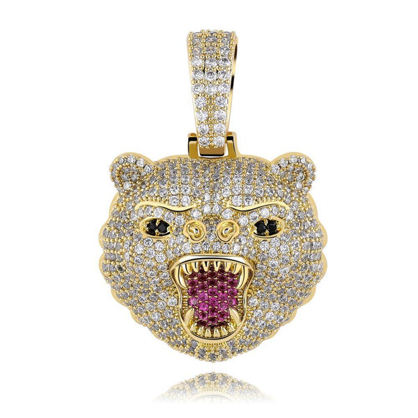 BEAST BEAR PENDANT 18K - ICECI