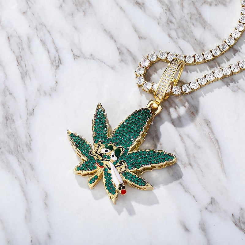 BLAZED MARY JANE PENDANT 14K - ICECI