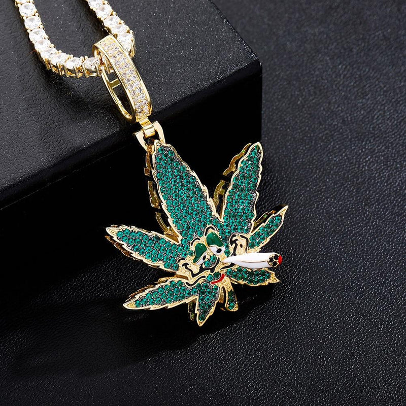 BLAZED MARY JANE PENDANT 14K - ICECI
