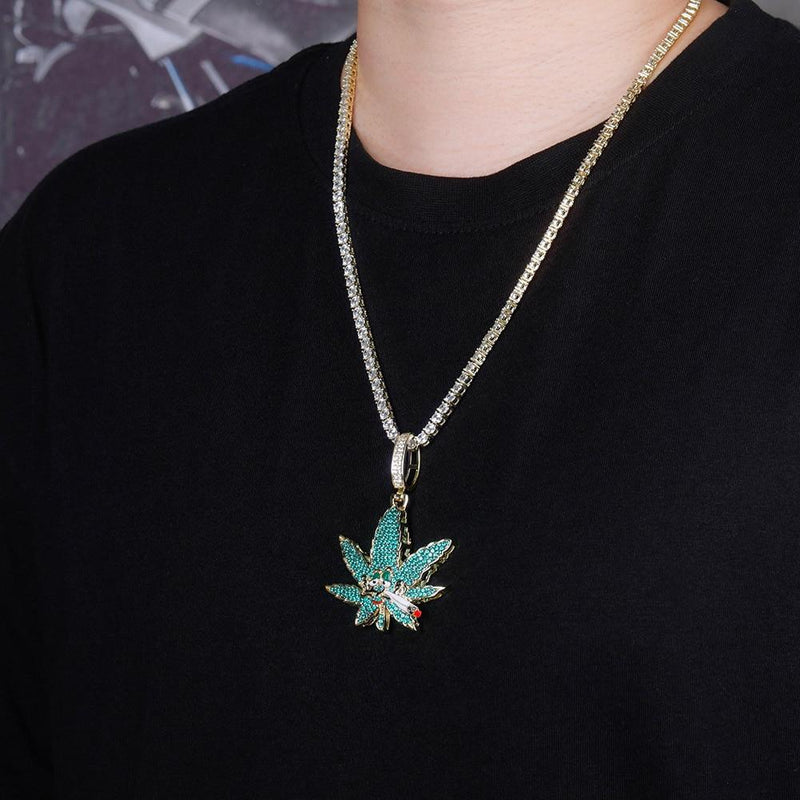BLAZED MARY JANE PENDANT 14K - ICECI