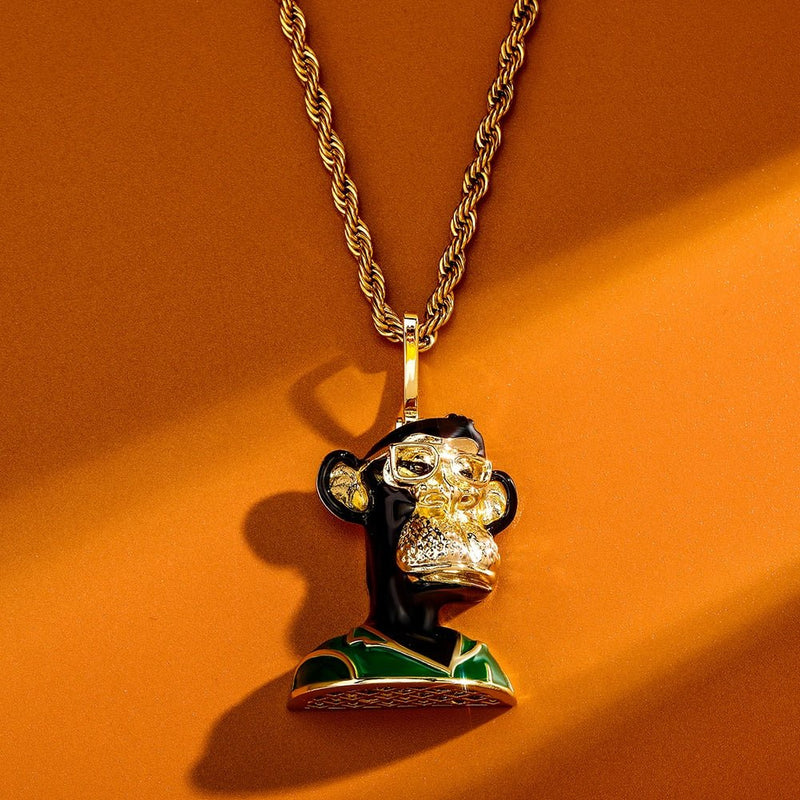 Bored Ape NFT V2 Pendant 14K - ICECI