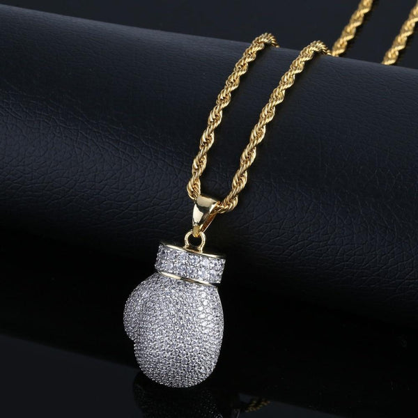 BOXING GLOVES PENDANT 18K - ICECI