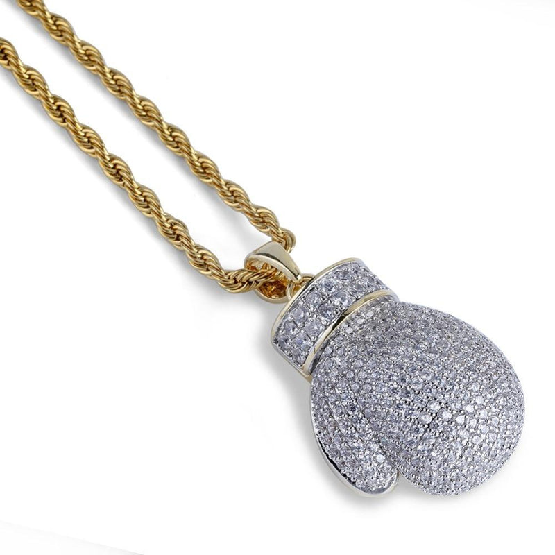 BOXING GLOVES PENDANT 18K - ICECI