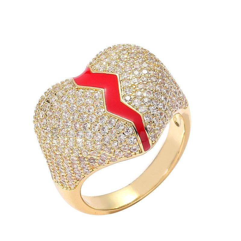 Broken Heart Ring 14K - ICECI