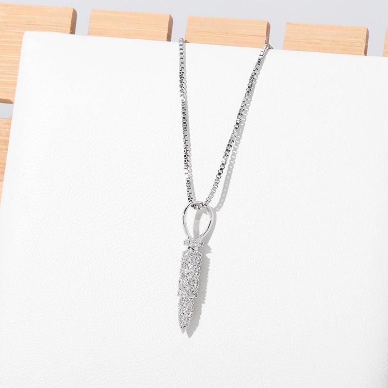 BULLET PENDANT 14K X STERLING SILVER - ICECI