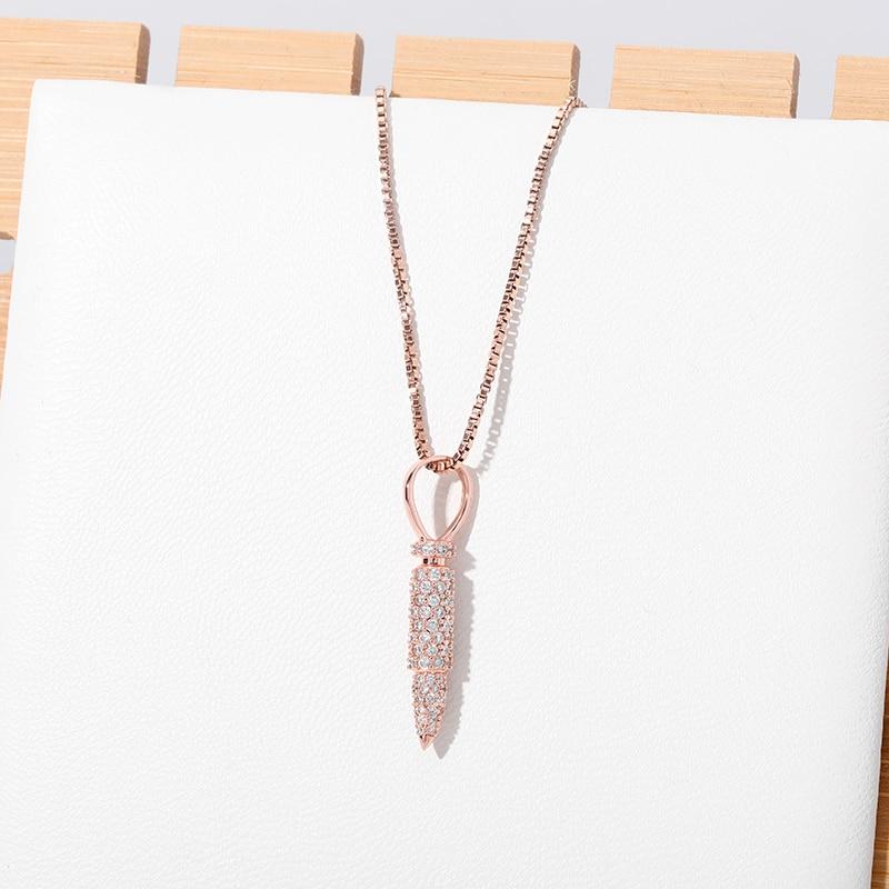 BULLET PENDANT 14K X STERLING SILVER - ICECI