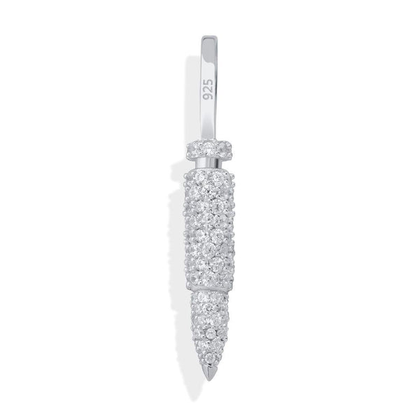 BULLET PENDANT 14K X STERLING SILVER - ICECI