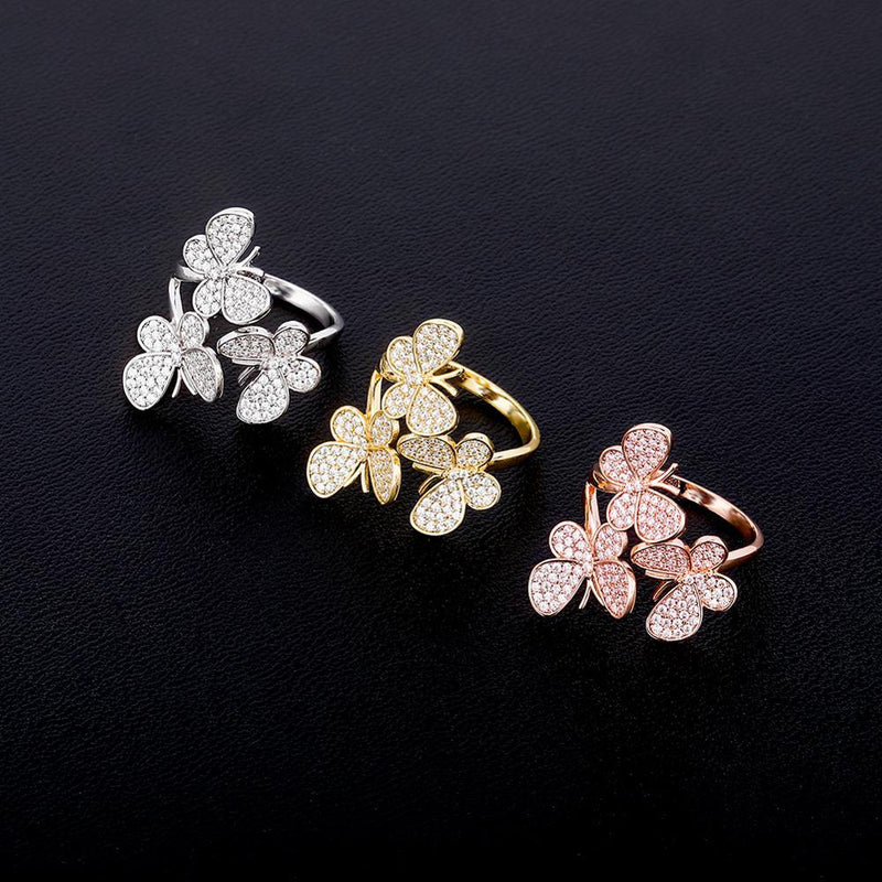 BUTTERFLY EFFECT RING 14K - ICECI
