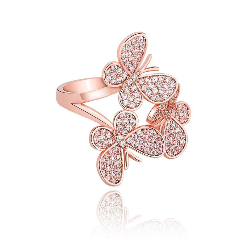 BUTTERFLY EFFECT RING 14K - ICECI