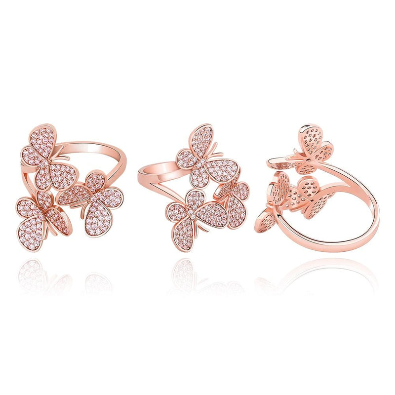 BUTTERFLY EFFECT RING 14K - ICECI