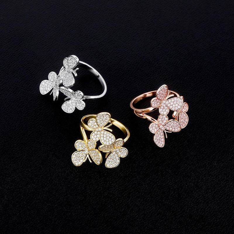 BUTTERFLY EFFECT RING 14K - ICECI