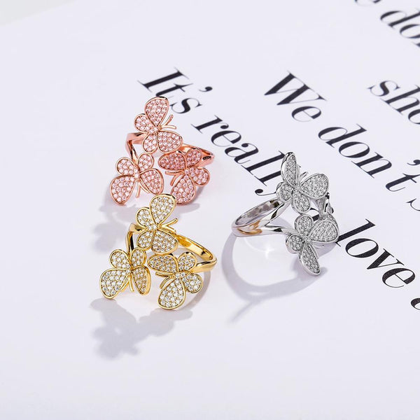 BUTTERFLY EFFECT RING 14K - ICECI