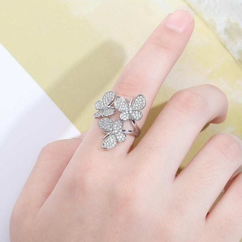 BUTTERFLY EFFECT RING 14K - ICECI