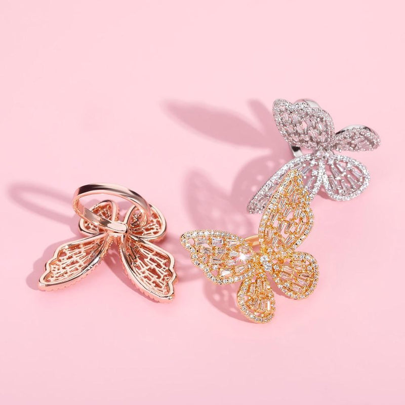 BUTTERFLY SPIRIT RING 14K - ICECI