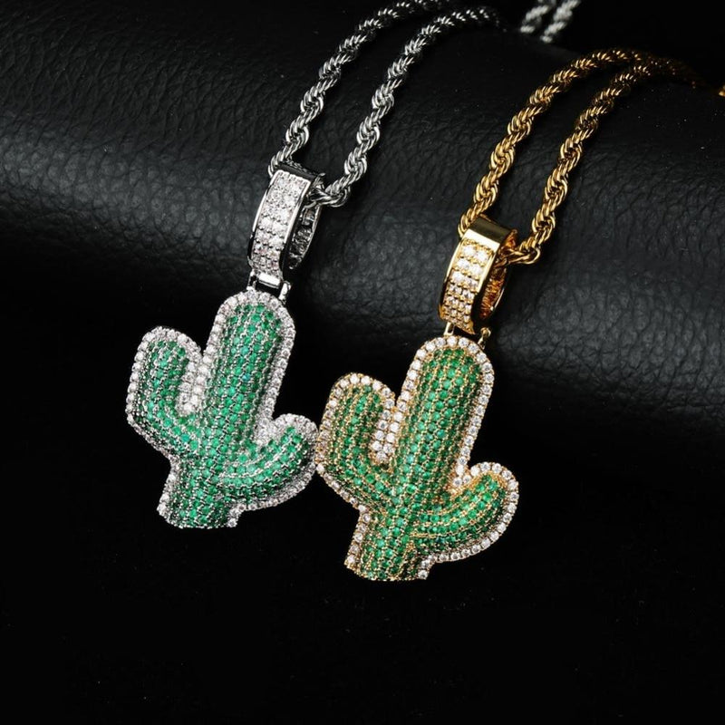 CACTUS PENDANT 18K - ICECI