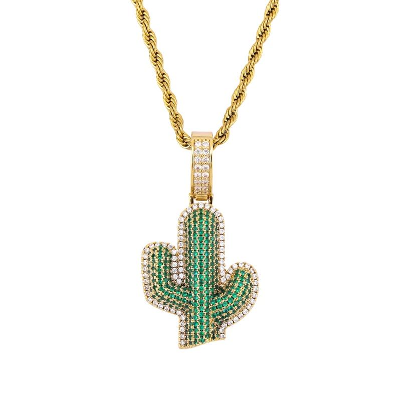 CACTUS PENDANT 18K - ICECI