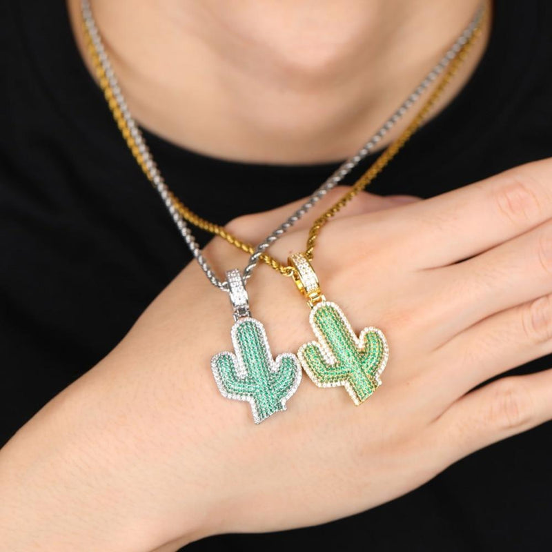 CACTUS PENDANT 18K - ICECI