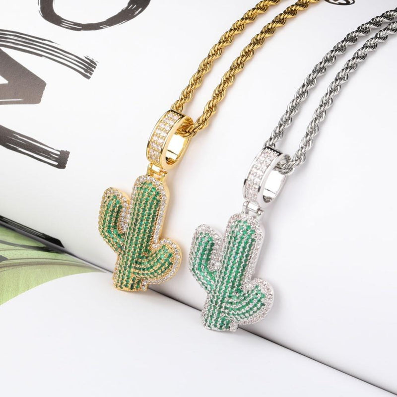 CACTUS PENDANT 18K - ICECI