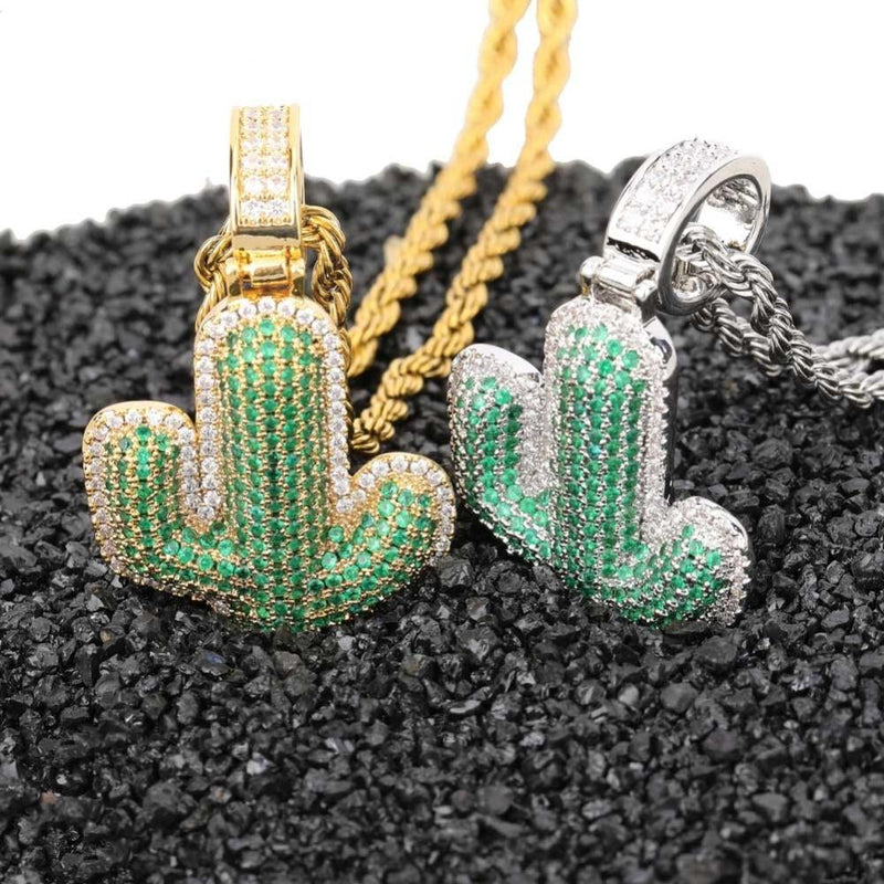 CACTUS PENDANT 18K - ICECI