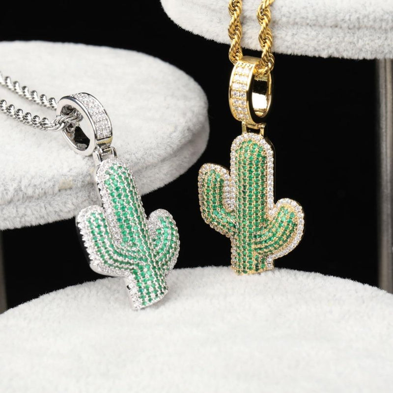 CACTUS PENDANT 18K - ICECI