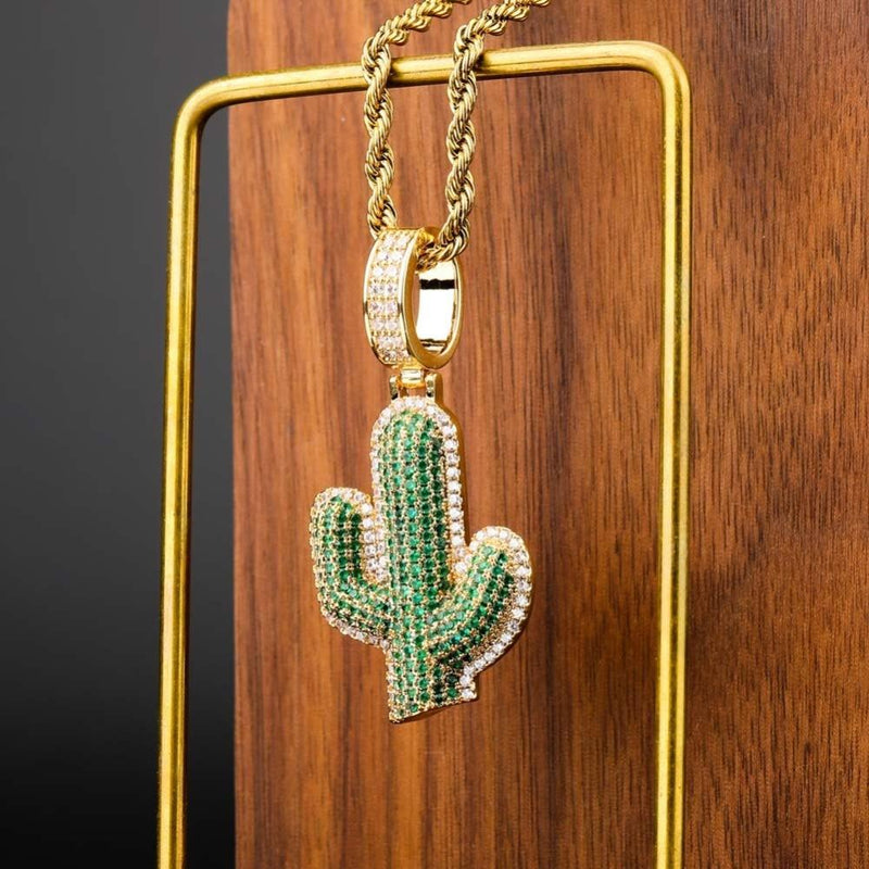 CACTUS PENDANT 18K - ICECI