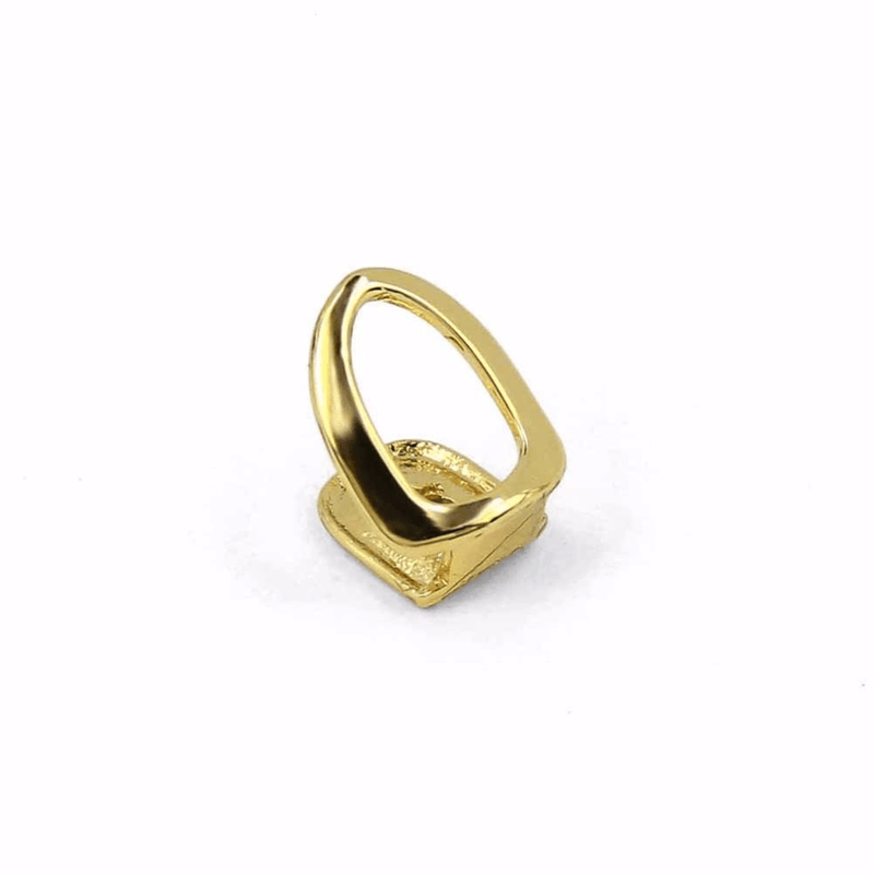 CANINE OPEN FACE SINGLE CAP GRILLZ 14K - ICECI