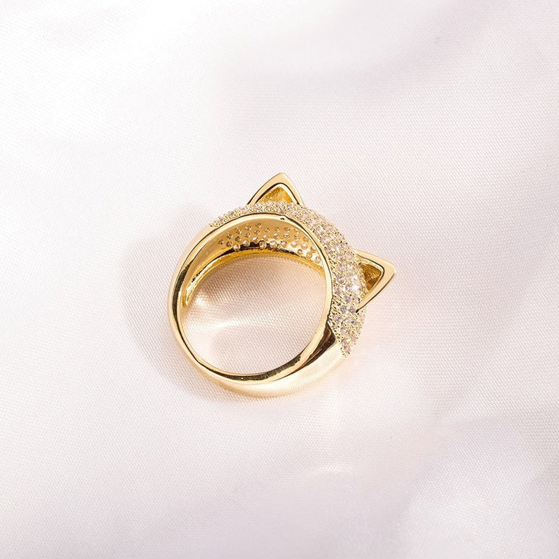 Cat Ears Ring 14K - ICECI