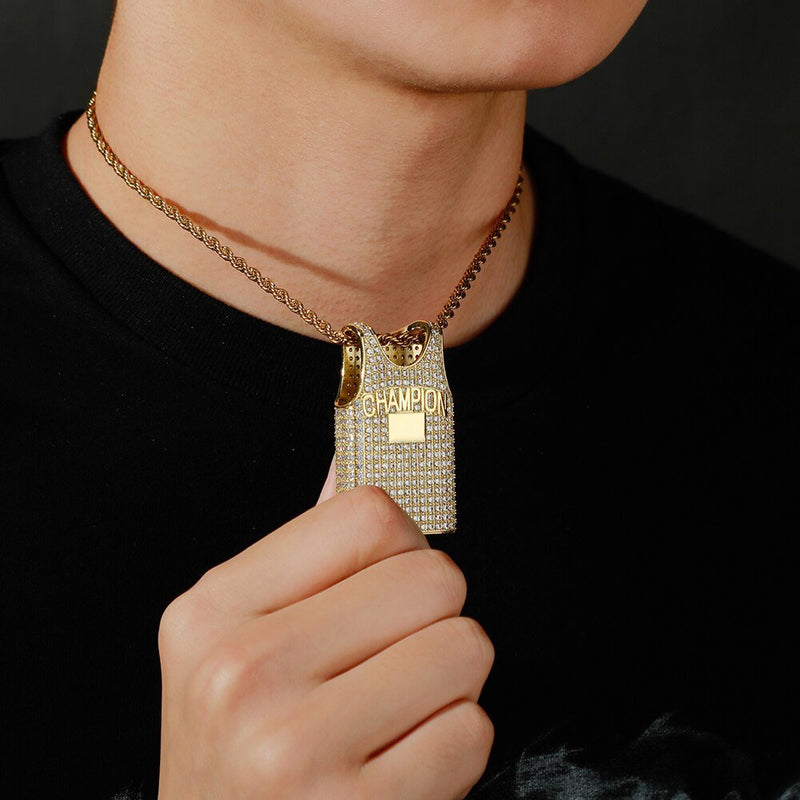 Champion Jersey Pendant 14K - ICECI