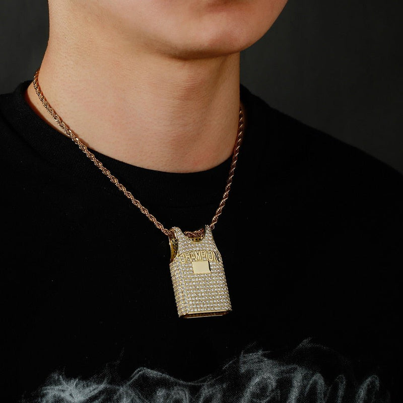 Champion Jersey Pendant 14K - ICECI