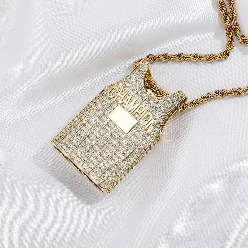 Champion Jersey Pendant 14K - ICECI