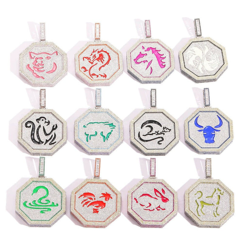 Chinese Zodiac Pendant 14K - ICECI