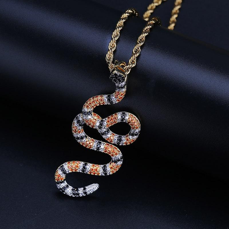 Coral Snake Pendant 18K - ICECI