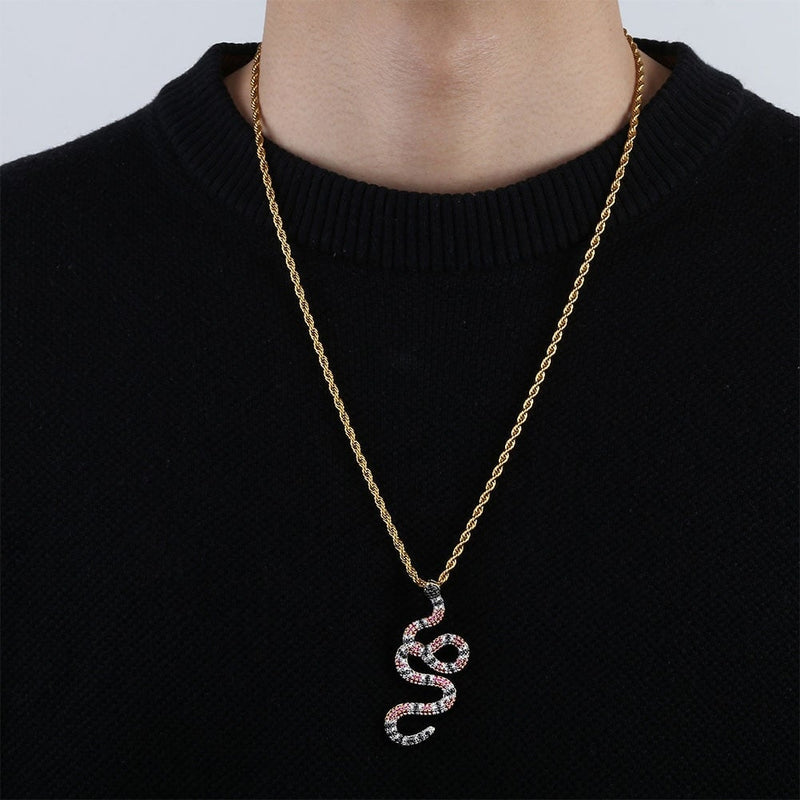 Coral Snake Pendant 18K - ICECI